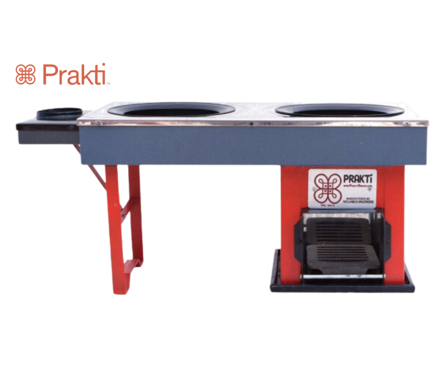 Prakti Double Burner Wood Stove